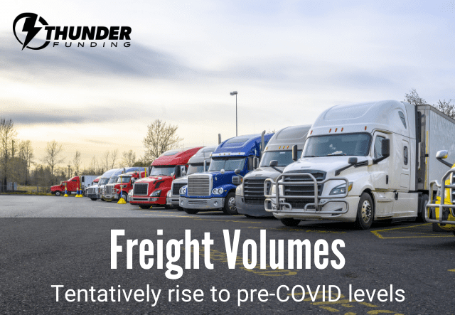 Freight Volumes Rise | Thunder Funding