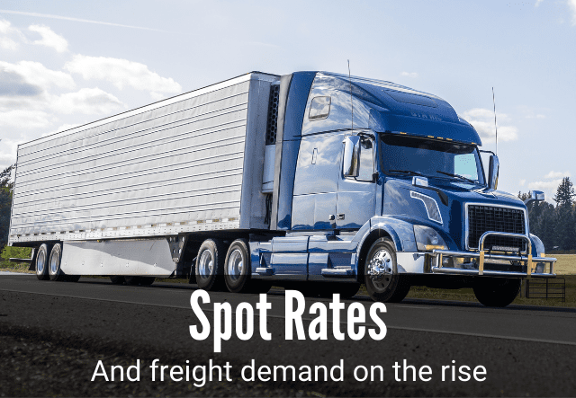 Spot Rates and Freight Demand on the Rise | Thunder Funding
